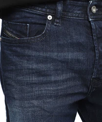 Diesel Tapered-fit-Jeans Buster 084VG Herren Jeans Hose Regular Slim Tapered Dunkelblau/Blau