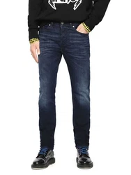 Diesel Tapered-fit-Jeans Buster 084VG Herren Jeans Hose Regular Slim Tapered Dunkelblau/Blau
