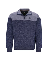 Hajo Sweatshirt im Materialmix 