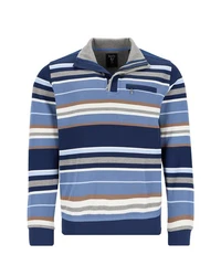 Hajo Sweatshirt Längsrippe Multicolor