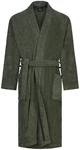 Caw Herrenbademantel Kimono 828 Dunkelgrün/Grün