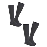 Hudson Kniestrümpfe Only 2-Pack Dunkelgrau/Schwarz/Grau/Dunkelblau