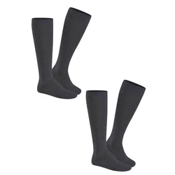Hudson Kniestrümpfe Only 2-Pack Dunkelgrau/Schwarz/Grau/Dunkelblau