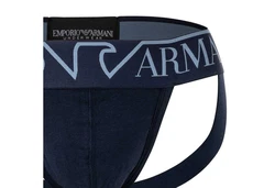 Emporio Armani Herren Jockstrap Megalogo Dunkelblau/Blau
