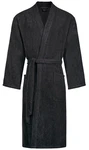 Caw Herrenbademantel mit Kimono Kragen Dunkelgrau/Schwarz/Dunkelblau/Grau/Blau