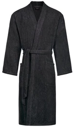 Caw Herrenbademantel Herren Bademantel mit Kimono Kragen, Midi, Baumwolle, Kimono-Kragen, Grtel, Baumwolle