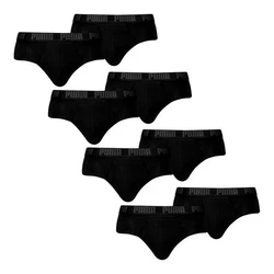 PUMA Slip Briefs mit elastischem Bund Schwarz