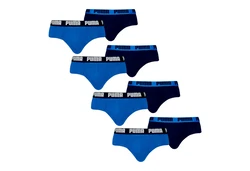 PUMA Slip Briefs mit elastischem Bund Dunkelblau/Blau/Hellblau