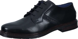 bugatti Schnürer Style Rigalo Comfort (aus echtem Leder) Schwarz/Hellblau/Dunkelblau