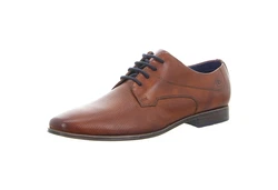 bugatti Eco Schnürschuh Braun/Hellblau/Beige/Orange