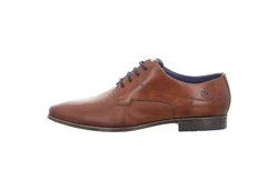 bugatti Eco Schnürschuh Braun/Hellblau/Beige/Orange