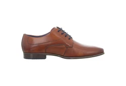 bugatti Eco Schnürschuh Braun/Hellblau/Beige/Orange