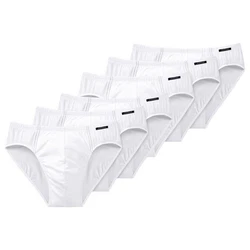 Schiesser Herren Slip 6er Pack Weiß/Creme