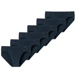 Schiesser Herren Slip 6er Pack Dunkelblau/Blau