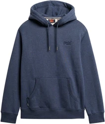 Superdry Kapuzensweatshirt Essential Logo Hoodie blau