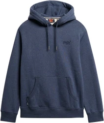 Superdry Kapuzensweatshirt Essential Logo Hoodie blau