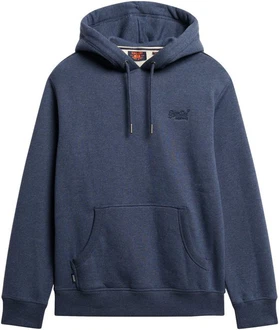 Superdry Kapuzensweatshirt Essential Logo Hoodie blau