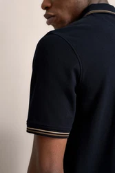 bugatti Poloshirt Dunkelblau/Blau