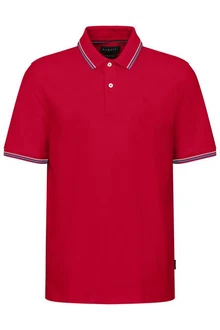 bugatti Poloshirt Rot/Dunkelrot/Rosa bugatti Poloshirt Rot/Dunkelrot/Rosa