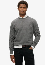 Superdry Sweatshirt Essential Logo Crew grau