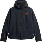 Superdry Outdoorjacke HOODED SOFT SHELL TREKKER JKT Dunkelblau/Dunkelgrau/Schwarz