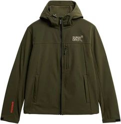 Superdry Outdoorjacke HOODED SOFT SHELL TREKKER JKT Dunkelgrün/Khaki/Grün