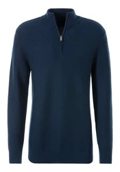 AUTHENTIC LE JOGGER Troyer Pullover mit Stehkragen und Zipper 