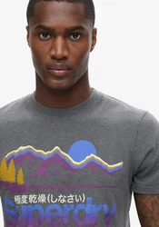 Superdry Rundhalsshirt CL GREAT OUTDOORS GRAPHIC TEE 