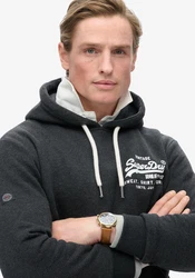 Superdry Kapuzensweatshirt CLASSIC VL GRAPHIC HOODIE schwarz