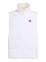 Steppweste TJM POLY PUFFER VEST Kragen mit Fleece gefttert, Markenlogo auf Brusthhe