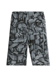 Bermudas Bermuda mit kunstvollem Allover-Print (1-tlg)