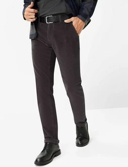 EUREX by BRAX Chinohose Style THILO Dunkelrot/Dunkelbraun/Lila/Dunkelgrau