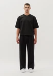 studio seidensticker T-Shirt Studio Kurzarm Rundhals Uni Schwarz/Beige