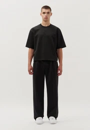 T-Shirt Studio Kurzarm Rundhals Uni