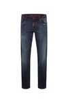 CAMP DAVID Regular-fit-Jeans mit normaler Leibhöhe Dunkelblau/Dunkelrot