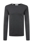SELECTED HOMME Strickpullover SLHROME Dunkelgrau/Grau