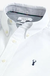 Next Kurzarmhemd Slim Fit Oxfordhemd 