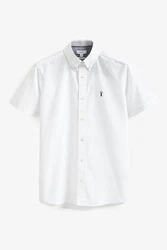 Next Kurzarmhemd Slim Fit Oxfordhemd 