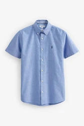 Next Kurzarmhemd Slim Fit Oxfordhemd 