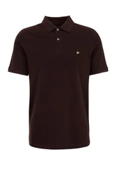 WE Fashion Poloshirt Bordeaux/Dunkelrot/Dunkelbraun/Rot/Braun