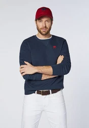 Polo Sylt Sweatshirt Logo Dunkelblau/Blau