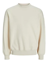 Jack & Jones Sweatshirt Basic Sweatshirt Regular Fit Beige/Khaki/Braun/Grau