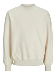 Jack & Jones Sweatshirt Basic Sweatshirt Regular Fit Beige/Khaki/Braun/Grau