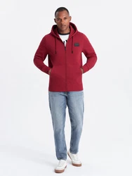 OMBRE Kapuzensweatshirt Rot/Dunkelrot