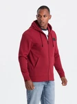 OMBRE Kapuzensweatshirt Rot/Dunkelrot