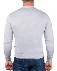 Geo Norway Rundhalspullover Herren Sweatshirt Style bagassier Blended Grey