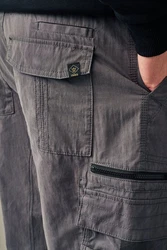 Next Lange Cargo-Shorts mit Gürtel Dunkelgrau/Grau/Khaki/Hellgrau