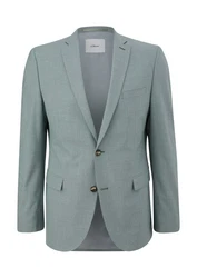 s.Oliver BLACK LABEL Anzugsakko Blau/Hellblau/Türkis/Grün/Grau