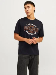 Jack & Jones T-Shirt 3er Pack Dunkelgrün/Khaki
