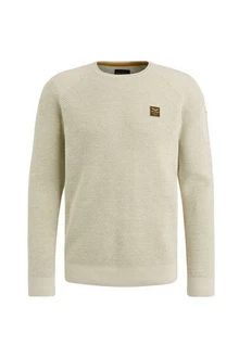 PME LEGEND Strickpullover R-neck Cotton Rib Melee Knit